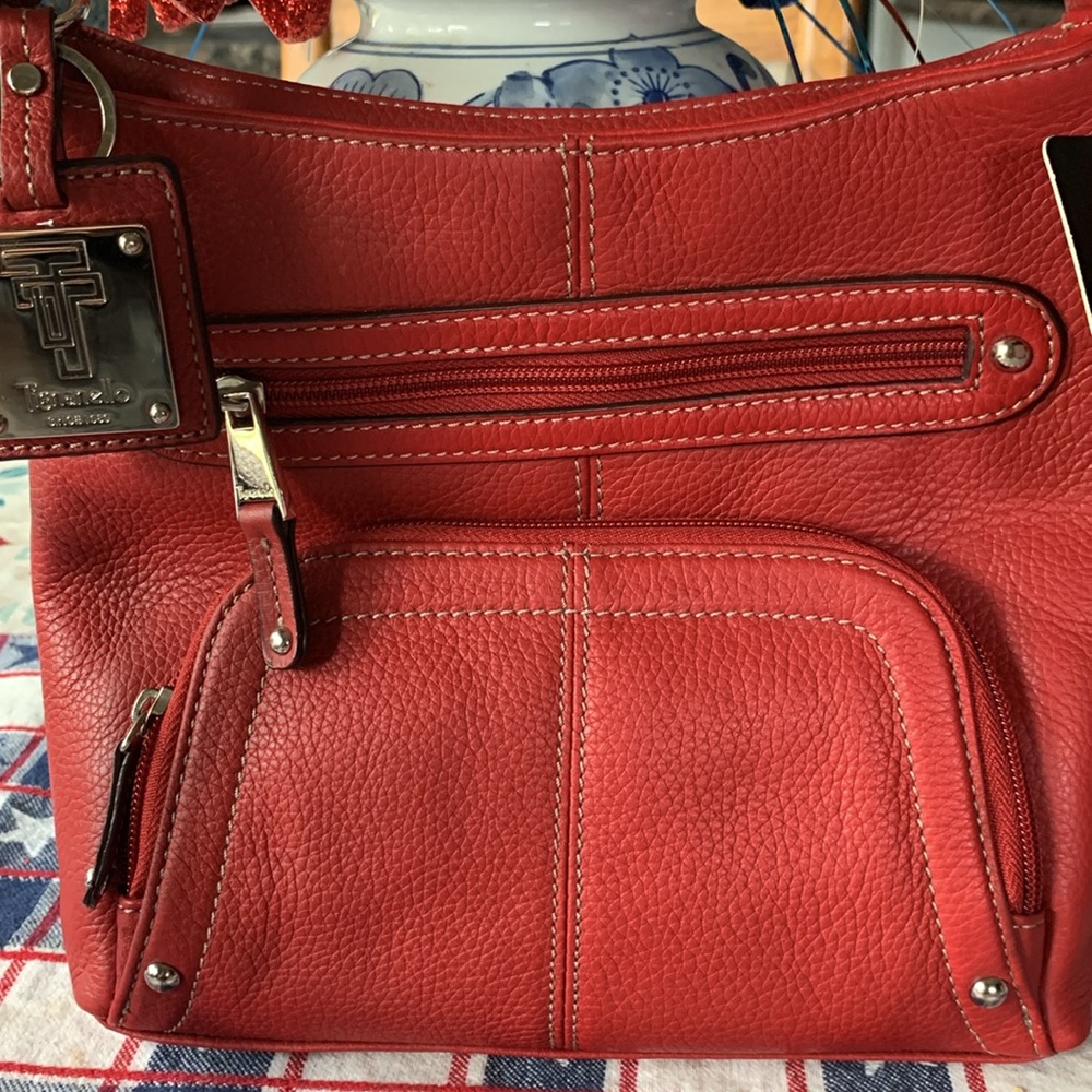 Tignanello Leather Crossbody Bag NWT - Picture 5 of 14